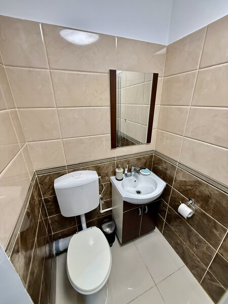 Piata Alba Iulia, apartament 2 camere decomandat, parter, 2 bai, centrala